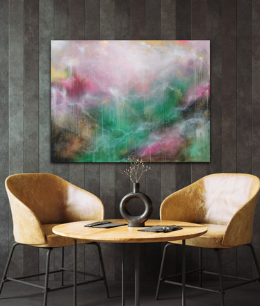 Abstrakti maalaus 'summer dream' 116*89cm