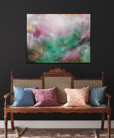 Abstrakti maalaus 'summer dream' 116*89cm