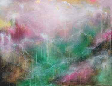 Abstrakti maalaus 'summer dream' 116*89cm