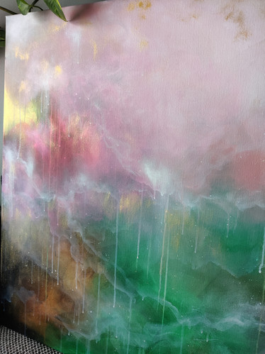 Abstrakti maalaus 'summer dream' 116*89cm