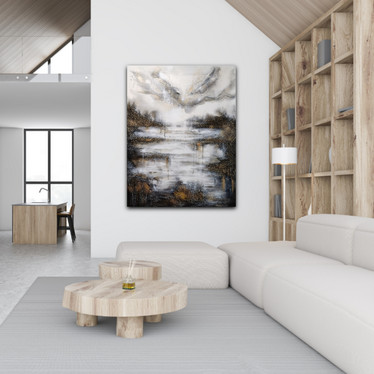 Maalaus 'kaukana kaikesta' 89*116cm