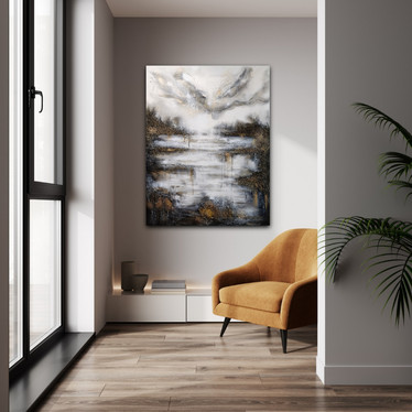 Maalaus 'kaukana kaikesta' 89*116cm