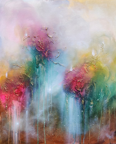 Taidemaalaus 'taika elää meissä I' 50*61cm