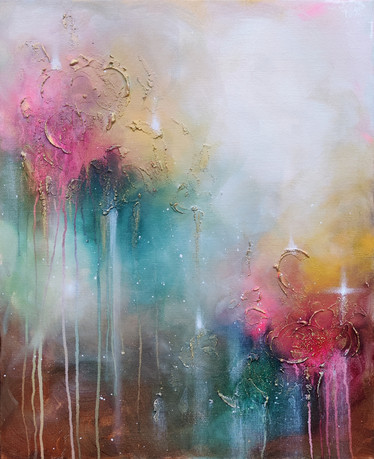 Taidemaalaus 'taika elää meissä II' 50*61cm