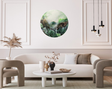 Pyöreä maalaus 'healing Power'' 80*80cm