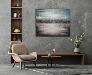 Taidemaalaus 'koska kaikella on tarkoitus' 100*81cm