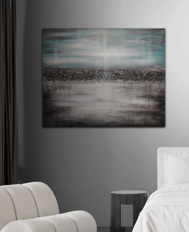 Taidemaalaus 'koska kaikella on tarkoitus' 100*81cm