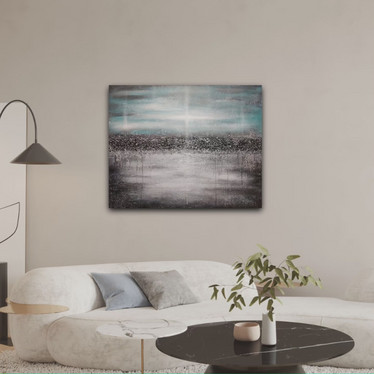 Taidemaalaus 'koska kaikella on tarkoitus' 100*81cm