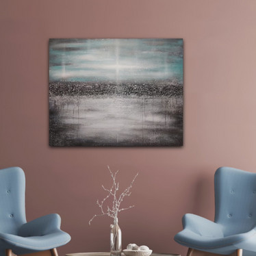 Taidemaalaus 'koska kaikella on tarkoitus' 100*81cm