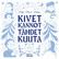 Kivet, kannot, tähdet, kuuta