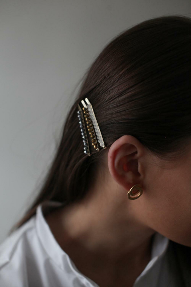 Gauhar Helsinki, Bobby Pin Set Metallic Beaded