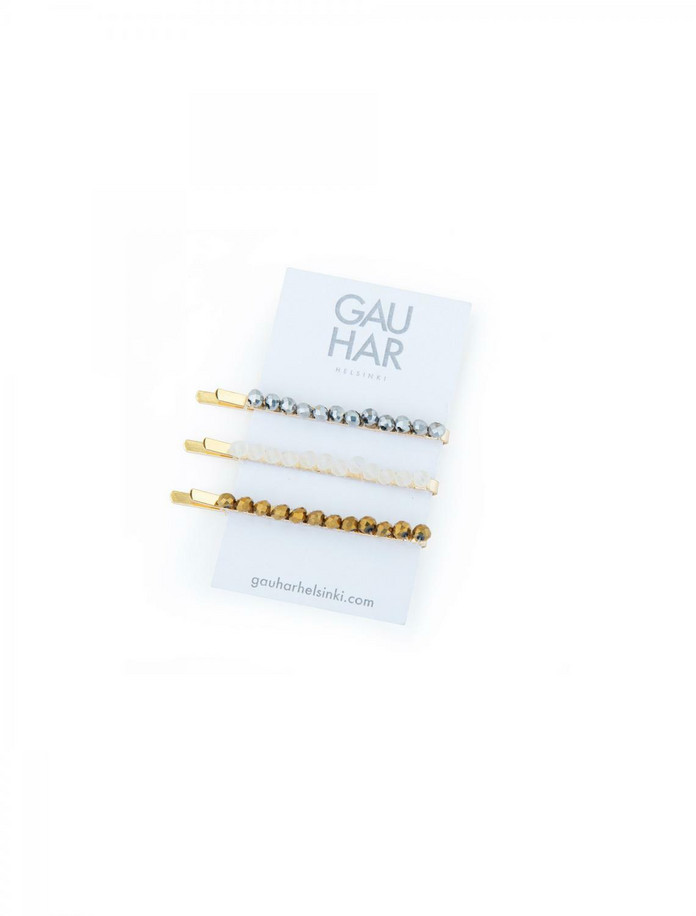 Gauhar Helsinki, Bobby Pin Set Metallic Beaded