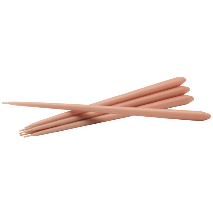 Stoff Nagel, Taper Candle by Ester & Erik, Powder Rose (6kpl)