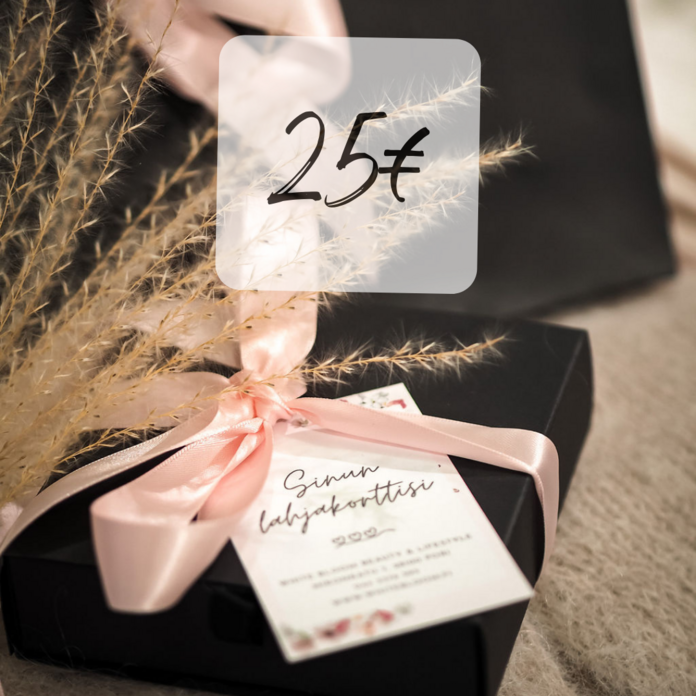 White Bloom Lahjakortti 25€