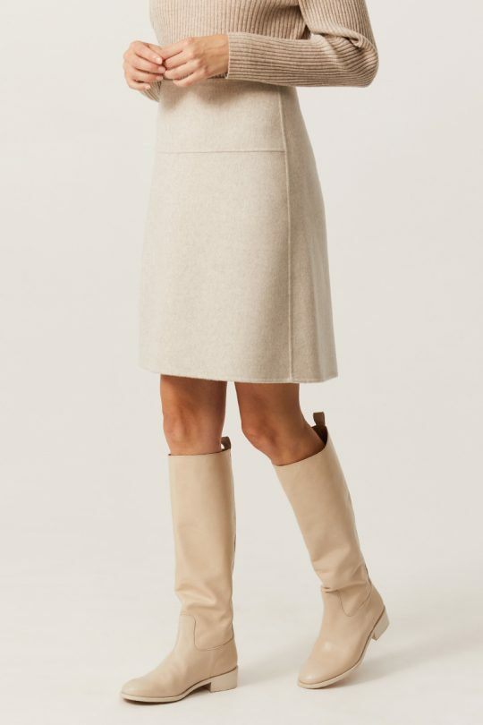 Andiata, Shira Wool-Cashmere skirt