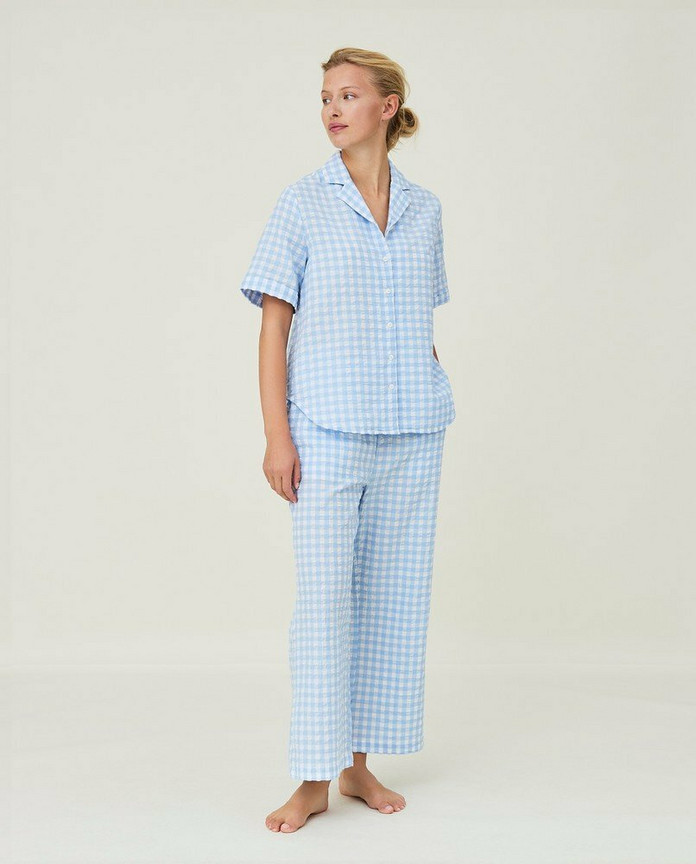 Lexington, Lauren Seersucker-cotton pyjama