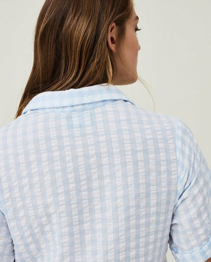 Lexington, Hailey Seersucker-Cotton Pyjama