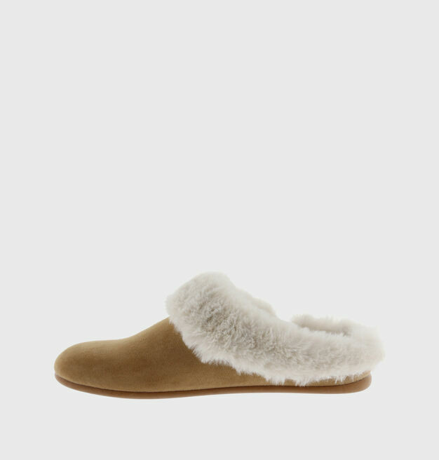 Victoria, Norte Suede Imitation Slipper With Soft Fur