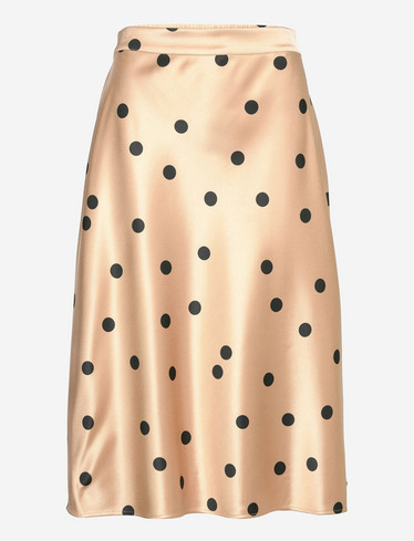 Coster Copenhagen, Bias Cut Skirt In Dot Print