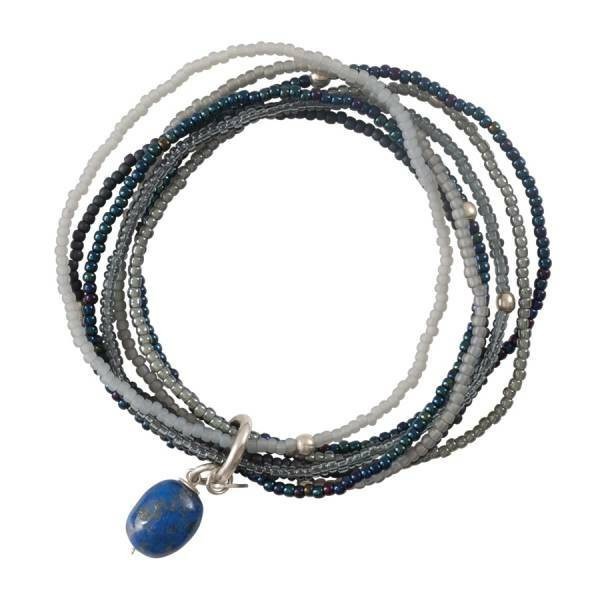 A Beautiful Story, Nirmala Lapis Lazuli Silver Bracelet