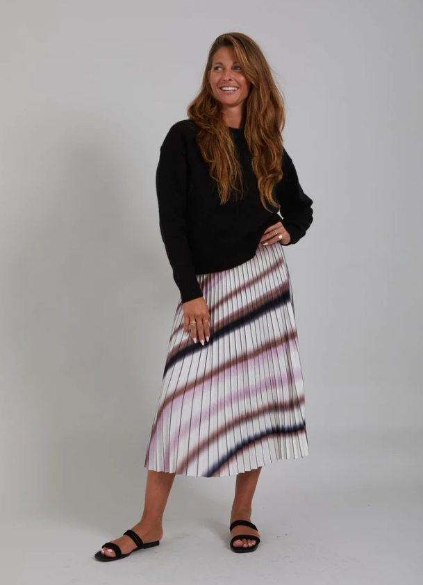 Coster Copenhagen, Pleated skirt w. print