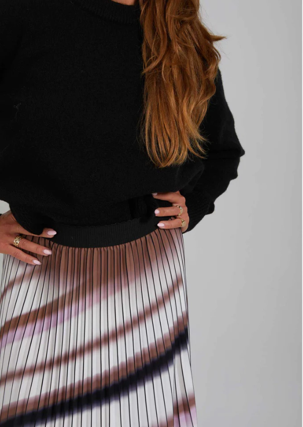 Coster Copenhagen, Pleated skirt w. print