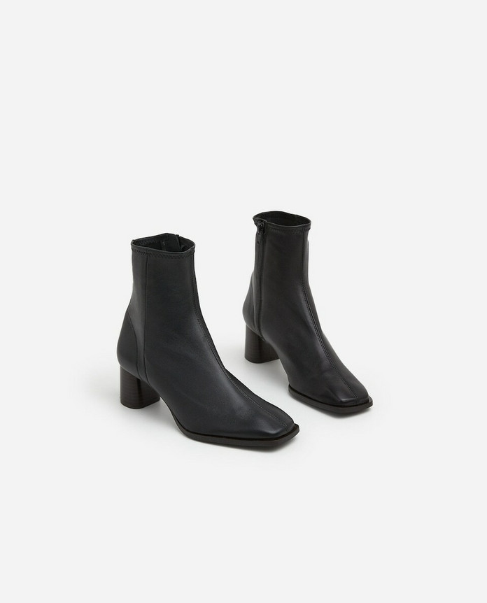 Flattered, Margret Leather Black
