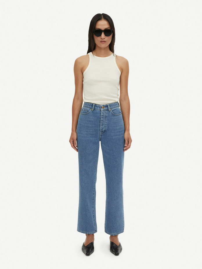 By Malene Birger, Milium Organic Cotton  Jeans, Denim Blue