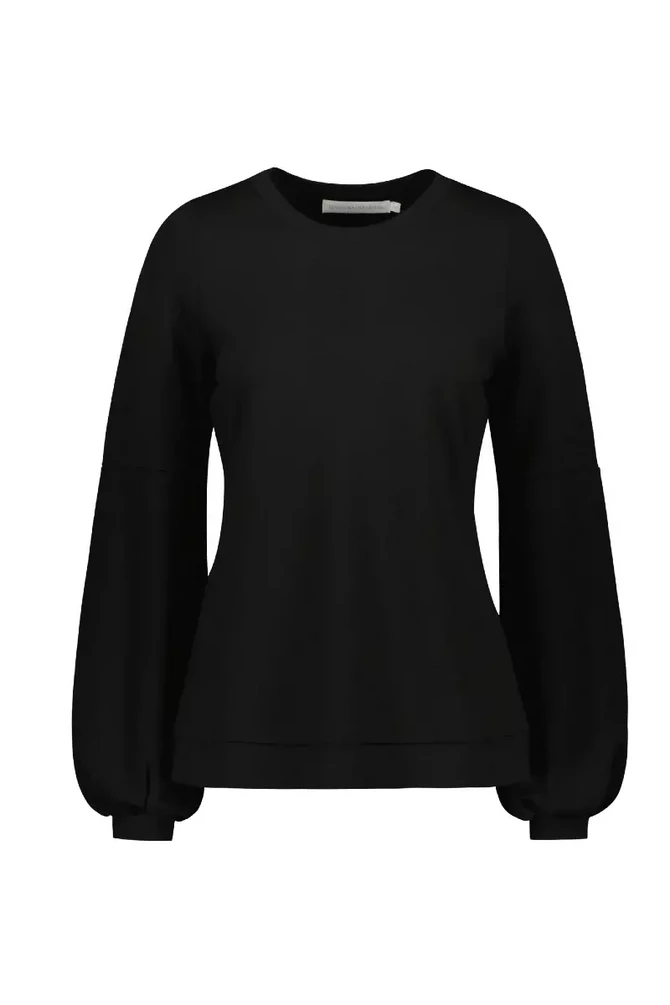Gauhar Helsinki, Balloon sleeve sweatshirt, black