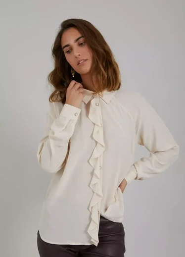 Coster Copenhagen, Shirt w. ruffles