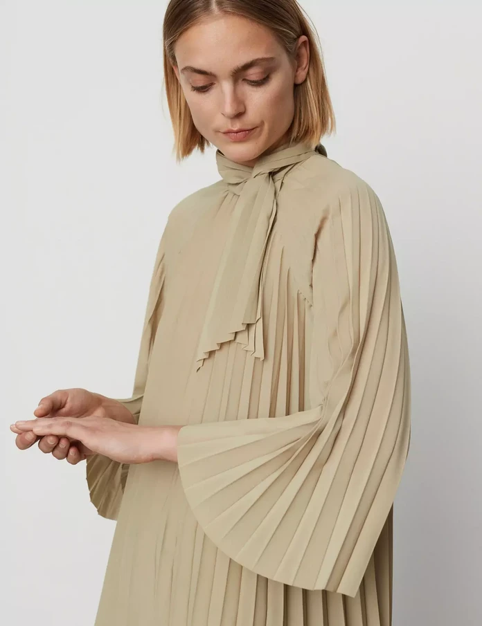 DAY Birger et Mikkelsen, Calvin Solid Plissé Dress