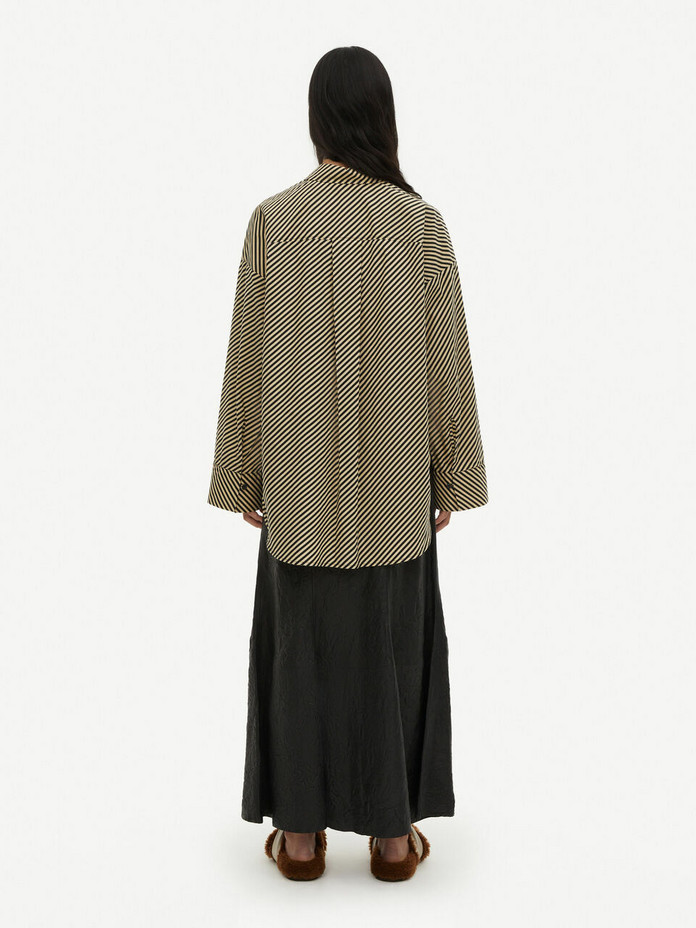 By Malene Birger, Derris Striped organic cotton shirt