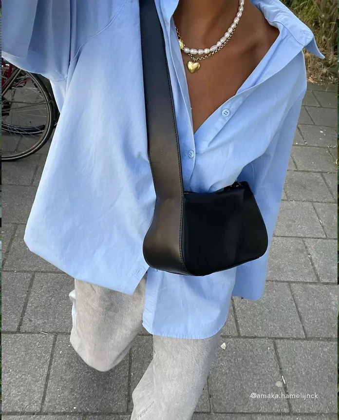 Flattered, Tuna Shoulderbag Leather