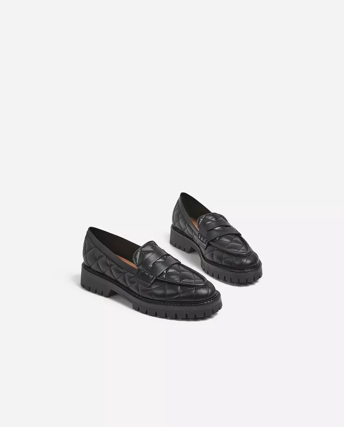 Flattered, Signe Leather Black