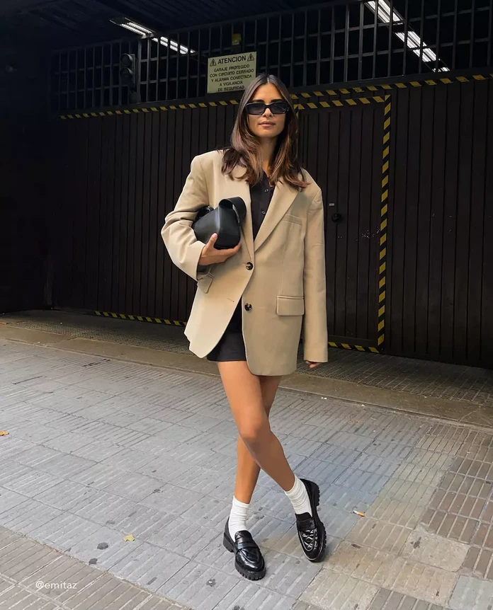 Flattered, Signe Leather Black
