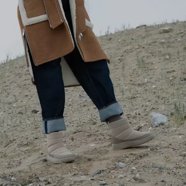 Woden, Isa waterproof Boots, Silver Mink