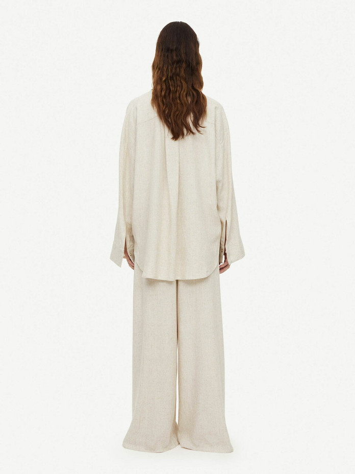 By Malene Birger, Derris linen-blend shirt
