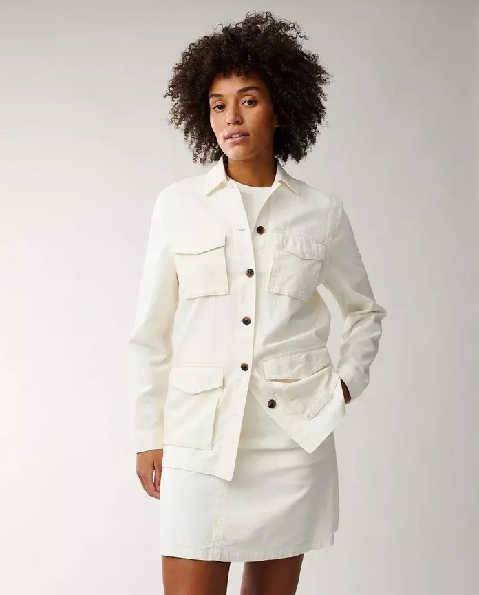 Lexington, Raven Linen Blend Overshirt