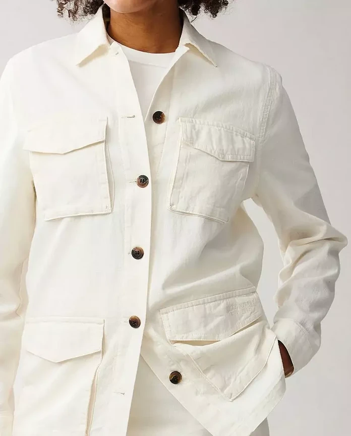 Lexington, Raven Linen Blend Overshirt