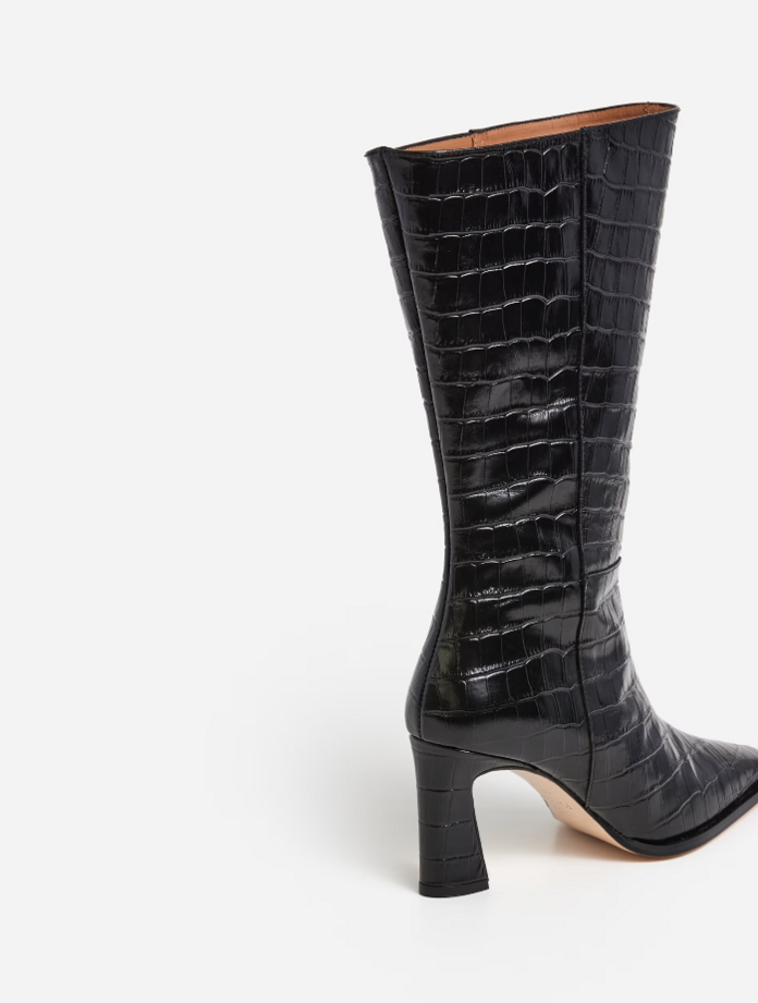 Flattered, Ava Leather Black