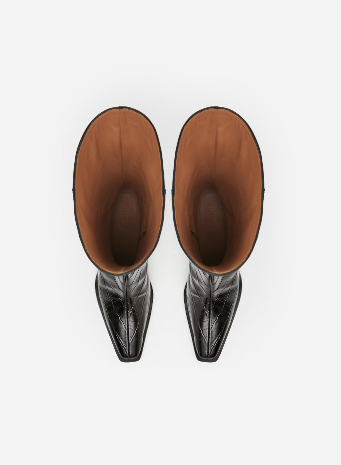 Flattered, Ava Leather Black