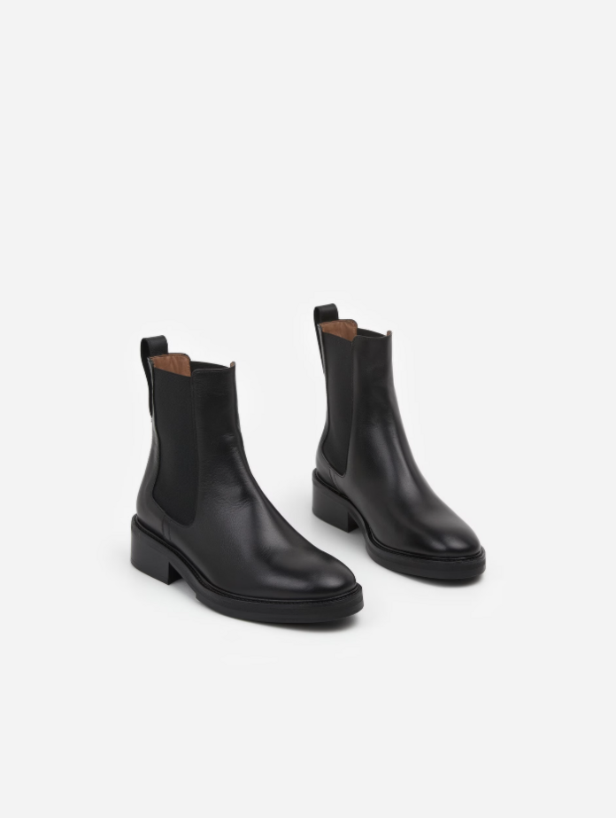 Flattered, Franca Leather Black
