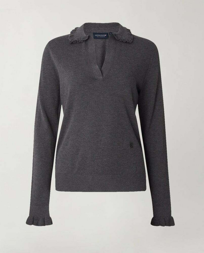 Lexington, Cassandra Knitted Polo Sweater