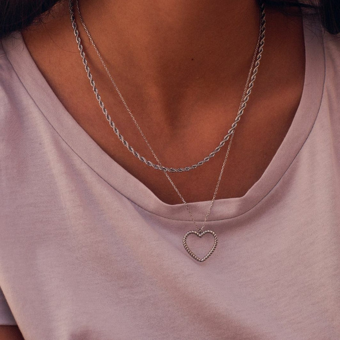 Edblad, Rope Chain Necklace Steel