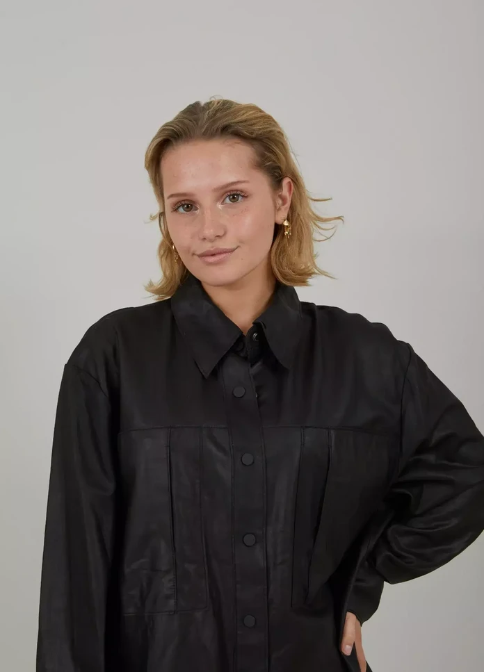 Coster Copenhagen, Long Leather Shirt