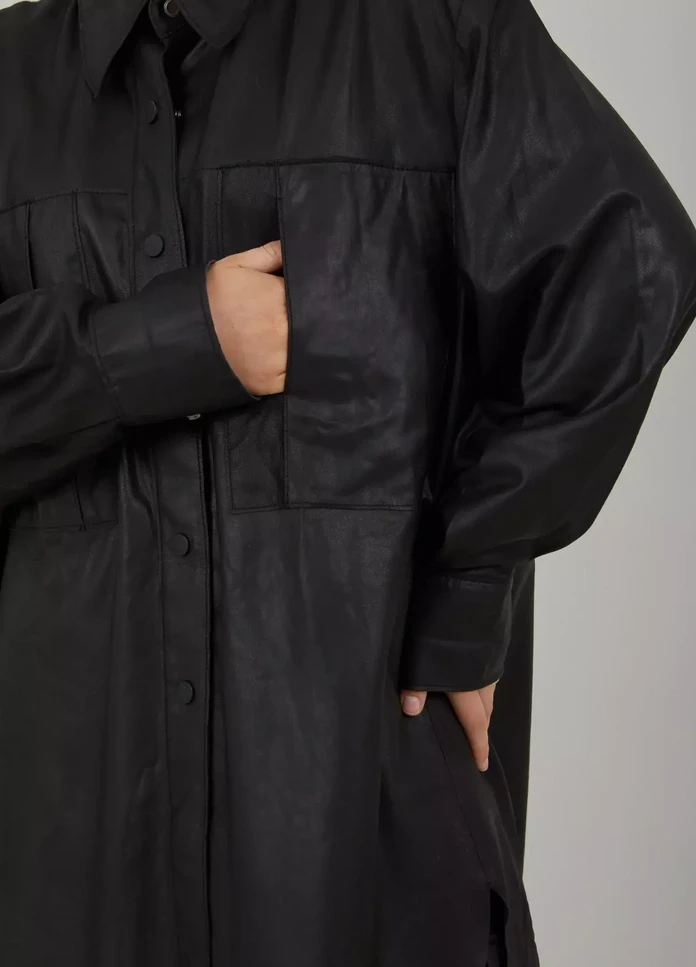 Coster Copenhagen, Long Leather Shirt