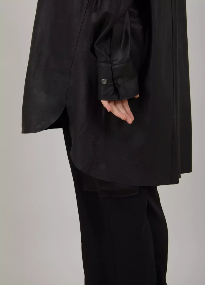 Coster Copenhagen, Long Leather Shirt