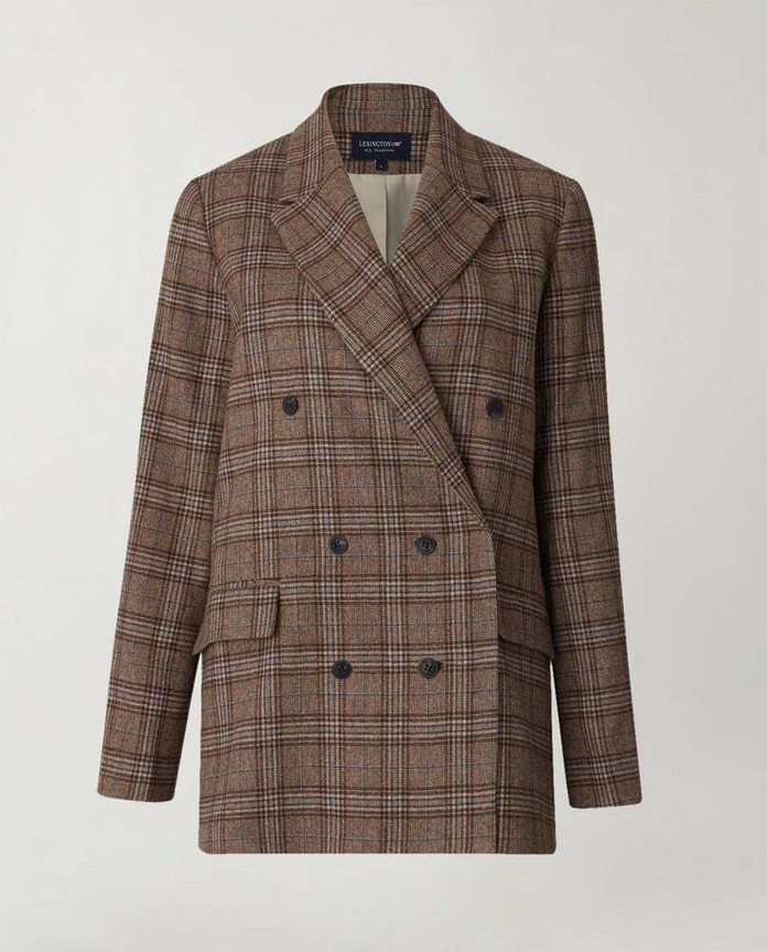 Lexington, Remi Double-Breasted Wool Blend Blazer
