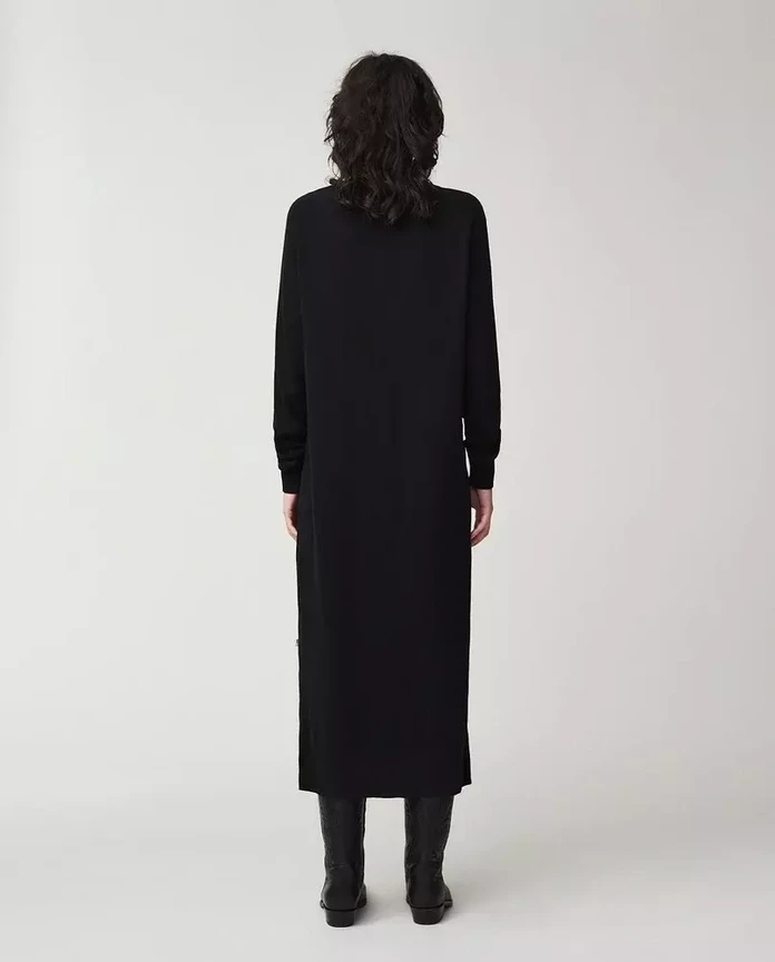 Lexington, Ivana Cotton/Cashmere Knitted Dress