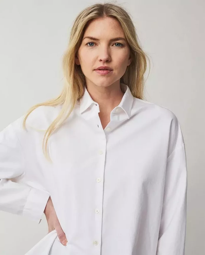 Lexington, Edith Oxford Shirt, White